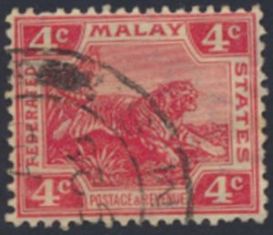 Federated Malay States   SC# 44b Used  Die II  see details & scans