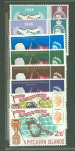 Pitcairn Islands #54-61  Single (Complete Set)