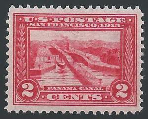 Scott 398, Never Hinged, OG, 1913-5 Panama Pacific Exposi...