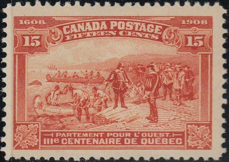 CANADA 102 FVF MH (32520)