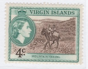 BRITISH VIRGIN ISLANDS 1956 4c MH* Stamp A30P16F42019-