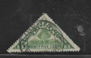 LIBERIA #169 1918 25c TRAVERLER'S TREE F-VF USED b