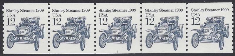 #2132 12c Stanley Steamer PNC/5 P#1 Ty1 1985 Mint NH