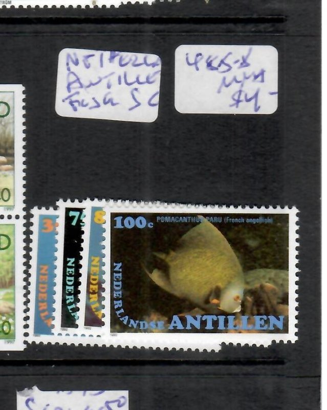 NETHERLAND ANTILLES FISH  SC 485-488  MNH  P0613H