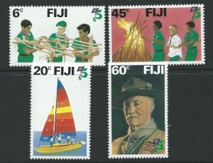 FIJI SG628/31 1982 75TH ANNIV. OF BOY SCOUT MOVEMENT MNH