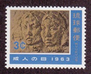 Ryukyu # 106, Mint Never Hinged,