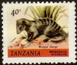 Tanzania 163 - Unused-NG - 40c Mongoose (1980)