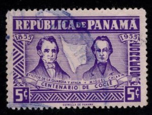 Panama  Scott 400 used 1953 stamp
