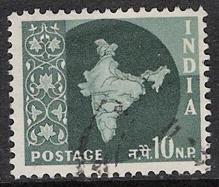 India #281 Map of India Used