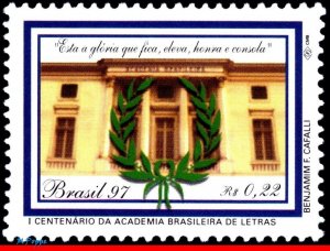 2643 BRAZIL 1997 ACADEMY OF LITERATURE, CENT., ARCHITECTURE, MI# 2764 C-2041 MNH