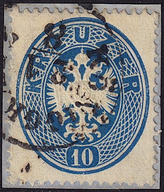Austria - 1863 - Scott #20 - used on piece - KÖNIGGRÄTZ pmk Czech Republic