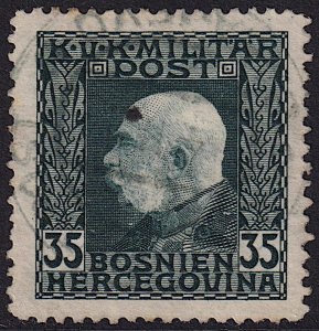 Bosnia & Herzegovina - 1912 - Scott #75 - used - Franz Josef