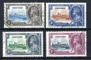 Gold Coast 1935 Silver Jubilee set SG 13-164 FU CDS