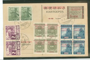 Indonesia  Java 16b/51z, 68/51z; includes Scott 1L13, 1L12, cv for used off cover