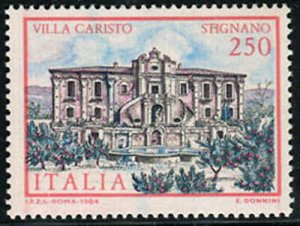 Villa Caristo Lire 250 varieties without yellow print