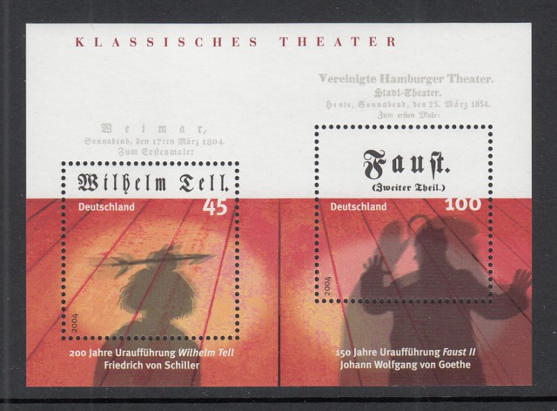 Germany 2276 Souvenir Sheet MNH VF