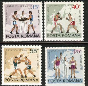 ROMANIA Scott 2099-2102 Boxing set MNH** 1969 