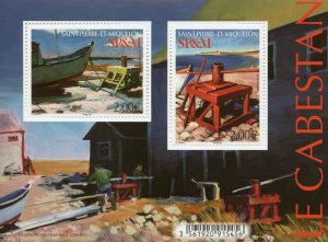 Saint-Pierre & Miquelon SP&M 2020 MNH Transport Stamps Le Cabestan Ferry 2v M/S 