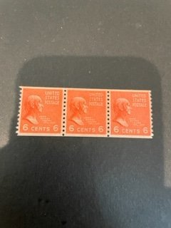 US sc 846 MNH strip of 3