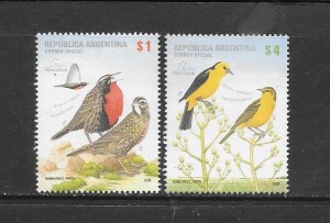 BIRDS-ARGENTINA #2479-80 MNH