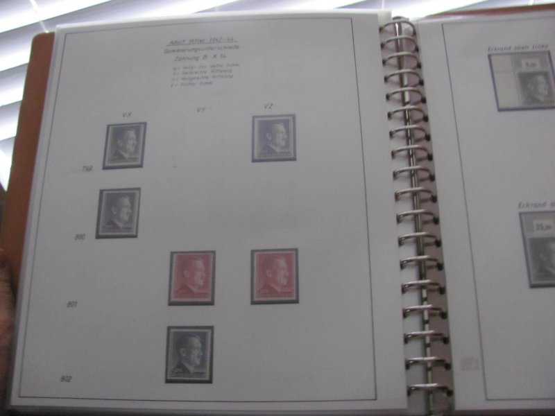 Germany 1941-44 MNH HITLER ALBUM ALMOST EVERY POSSIBILITY UNIQUE 63 PICTURE(118)