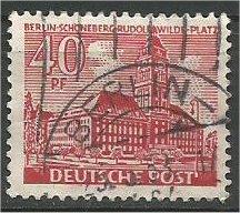 BERLIN, 1949, used 40pf Buildings Scott 9N52