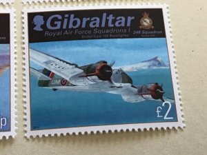 Gibraltar 2012 Royal Air force Squadrons mint never hinged  stamps  set A14041