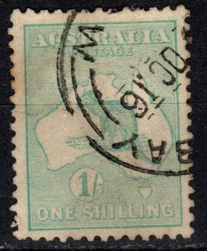 Australia #51 F-VF Used CV $7.00 (X4929)