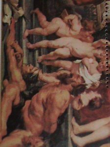 ​CENTRAL AFRICA1978-SC#322 FAMOUS PAINTING-HOLLY FAMILY BY PETER PAUL RUBENS S/S