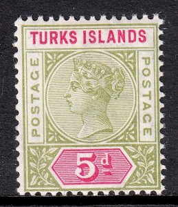 Turks Islands - Scott #57 - MNH - SCV $12+