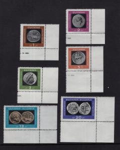 Bulgaria  #1571-1576  MNH  1967  Ancient Coins