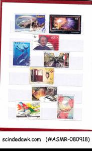 COLLECTION OF MALTA USED STAMPS IN SMALL STOCK BOOK - 99 STAMPS