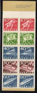 Sweden Sc 950a 1972 STOCKHOLMIA 74  stamp booklet pane mint NH