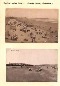 GB Wales LNWR OFFICIAL Postcards{2} Craven Arms - Swansea Beach 1921-22 ZP124