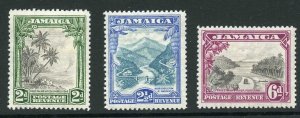 Jamaica SG111/3 1932 Set of 3 M/M Cat 70 pounds