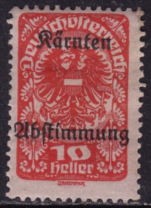 Austria - 1920 - Scott #B12 - mint - Carinthia Plebiscite