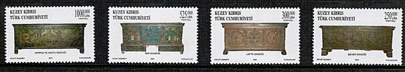 2003 UNMOUNTED MINT - AUTHENTIC CHESTS - TURKISH CYPRUS