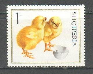 ALBANIA Sc# 1094 MNH FVF Chicks