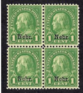 669 Mint,OG,NH... Block of 4... SCV $26.00