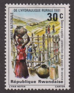 Rwanda 1069 Women Carrying Water 1981
