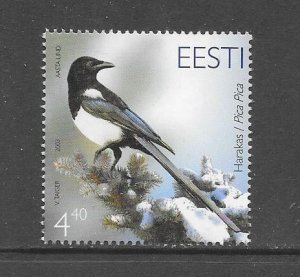 BIRDS - ESTONIA #454 MNH