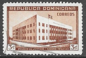 Dominican Republic 420: 3c Palace of Justice, Ciudad Trujillo, used, VF