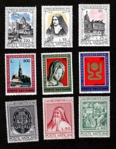 Vatican # 528-536 Mint!