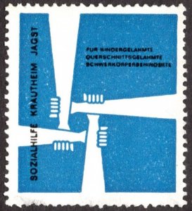1960 German Social Aid Stamp for Disabled, Errors