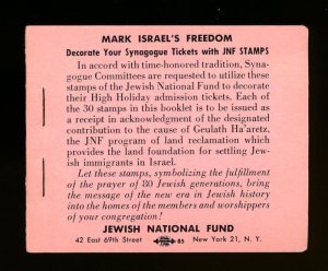 ISRAEL JEWISH NATIONAL FUND (JNF) R AH125 BOOKLET HERZL