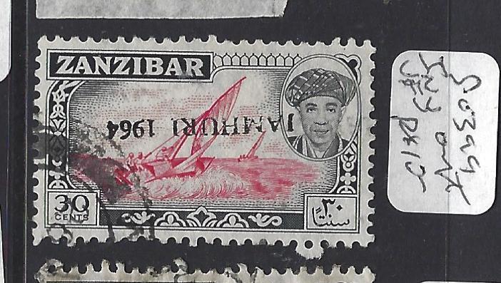 ZANZIBAR  (PP2909B) JAMHURI OVPT  30C    INV     OVPT     VFU