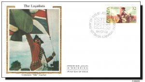 Canada FDC #1028 - Loyalists and British flag (1984) 32¢