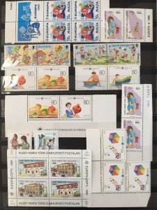 GB Sweden Cyprus Malta Europa MNH +Blocks+Booklets Mixture(Apx350)(TK76) 