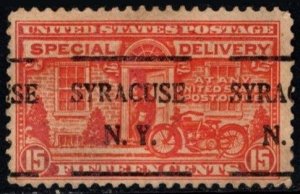 1925 US Scott #- E13 15 Cents Special Delivery Precancel Syracuse NY Used