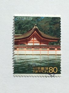 Japan – 2001 – Single “Building” Stamp – SC# 2760b – Used